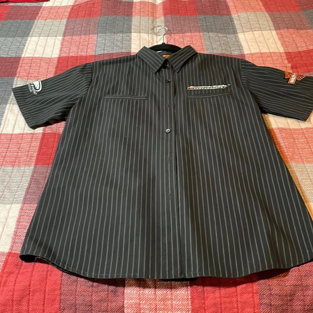 HD Screaming Eagle Garage Shirt-M - Picture 1 of 4